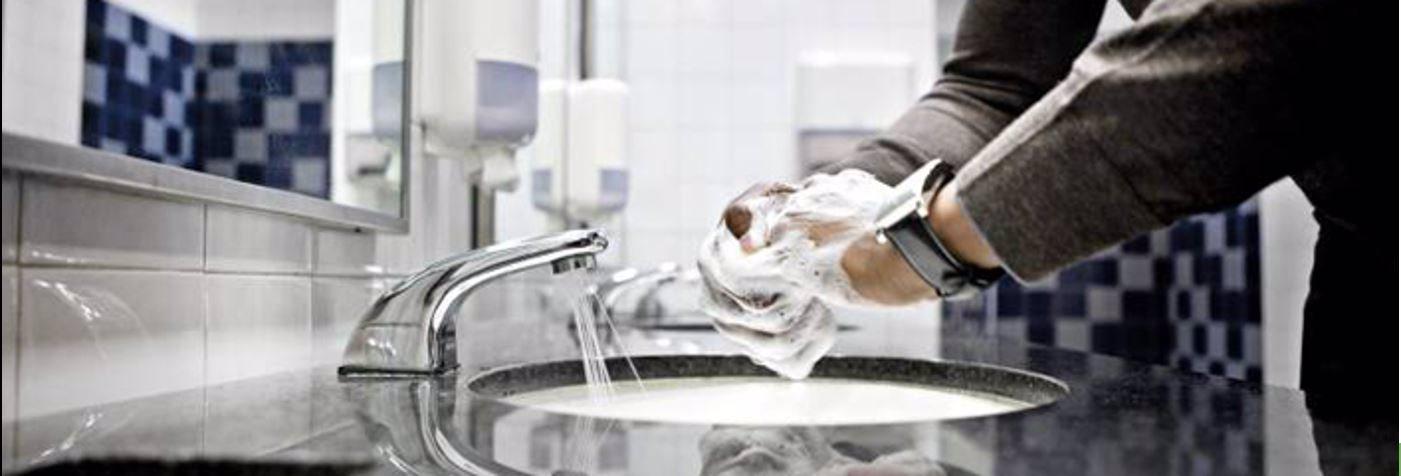Handtvätt ett bra skydd mot förkylnings infektioner